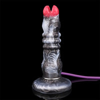 9.88in Ovipositor Egg Laying Inflatable Big Dildo Silicone Penis Simulator
