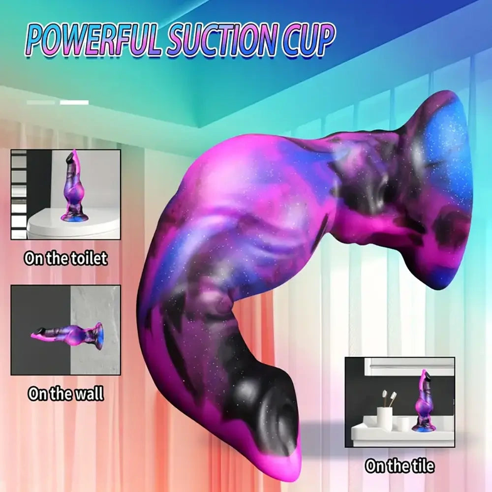 9.8in 11.8in 13in Dog Knot Big Long Anal Dildo Soft Silicone Animal Dildo