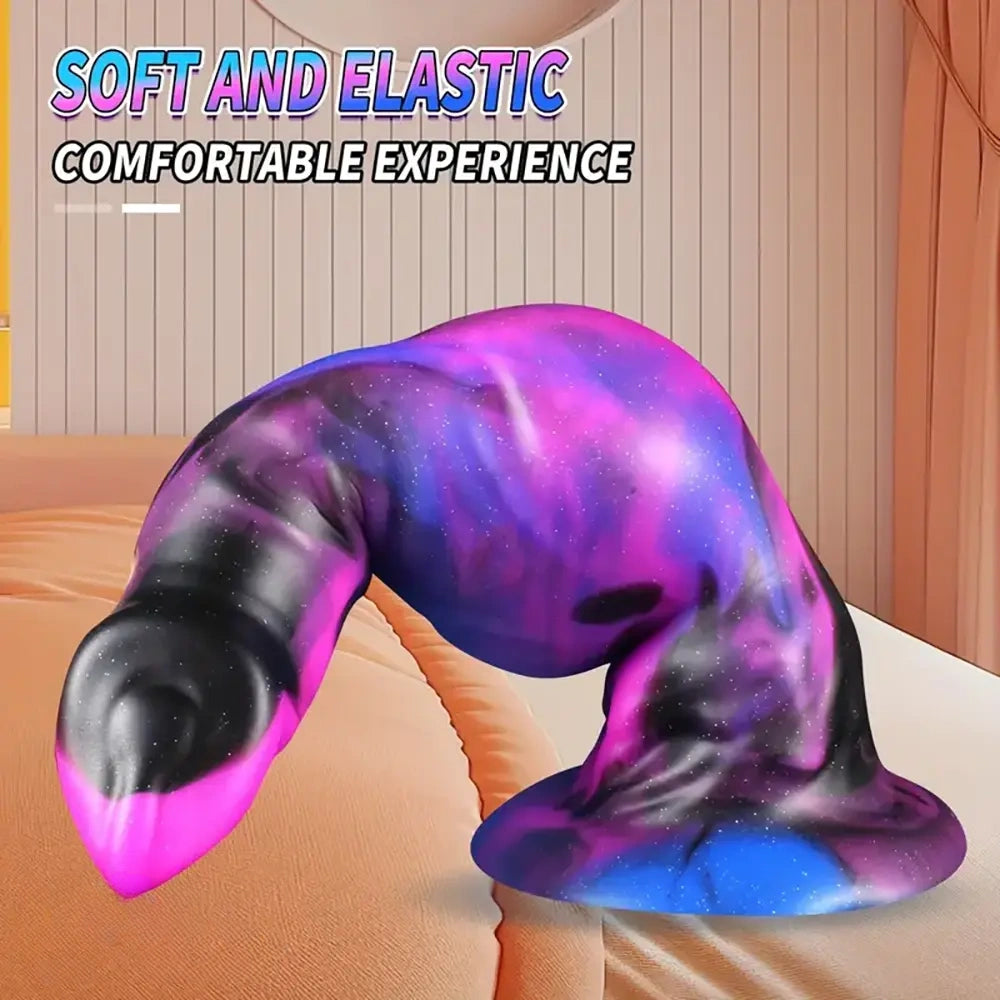9.8in 11.8in 13in Dog Knot Big Long Anal Dildo Soft Silicone Animal Dildo