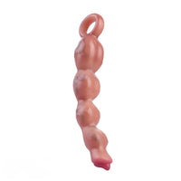 9.8in Big Vibrating Silicone Soft Pulling Beads G Spot Dildo With 3 Motors