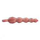 9.8in Big Vibrating Silicone Soft Pulling Beads G Spot Dildo With 3 Motors