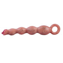 9.8in Big Vibrating Silicone Soft Pulling Beads G Spot Dildo With 3 Motors