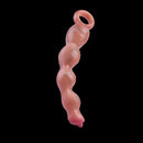 9.8in Big Vibrating Silicone Soft Pulling Beads G Spot Dildo With 3 Motors
