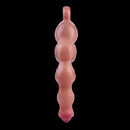 9.8in Big Vibrating Silicone Soft Pulling Beads G Spot Dildo With 3 Motors