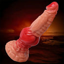 9.8in Dragon Head Big Knot Animal Monster Female Dildo With Suction Cup