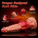9.8in Dragon Head Big Knot Animal Monster Female Dildo With Suction Cup