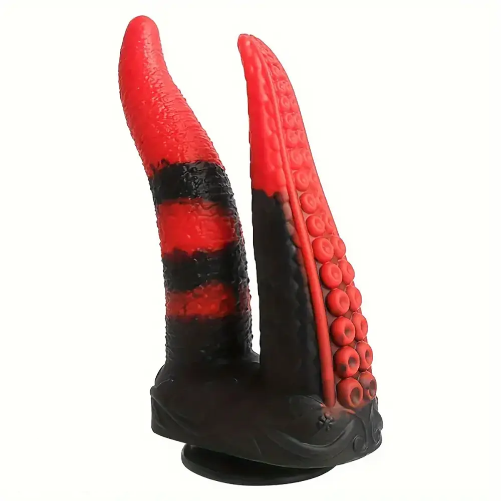 9.8in Dual Heads Monster Big Soft Silicone Dildo For Couples Orgasm Sex