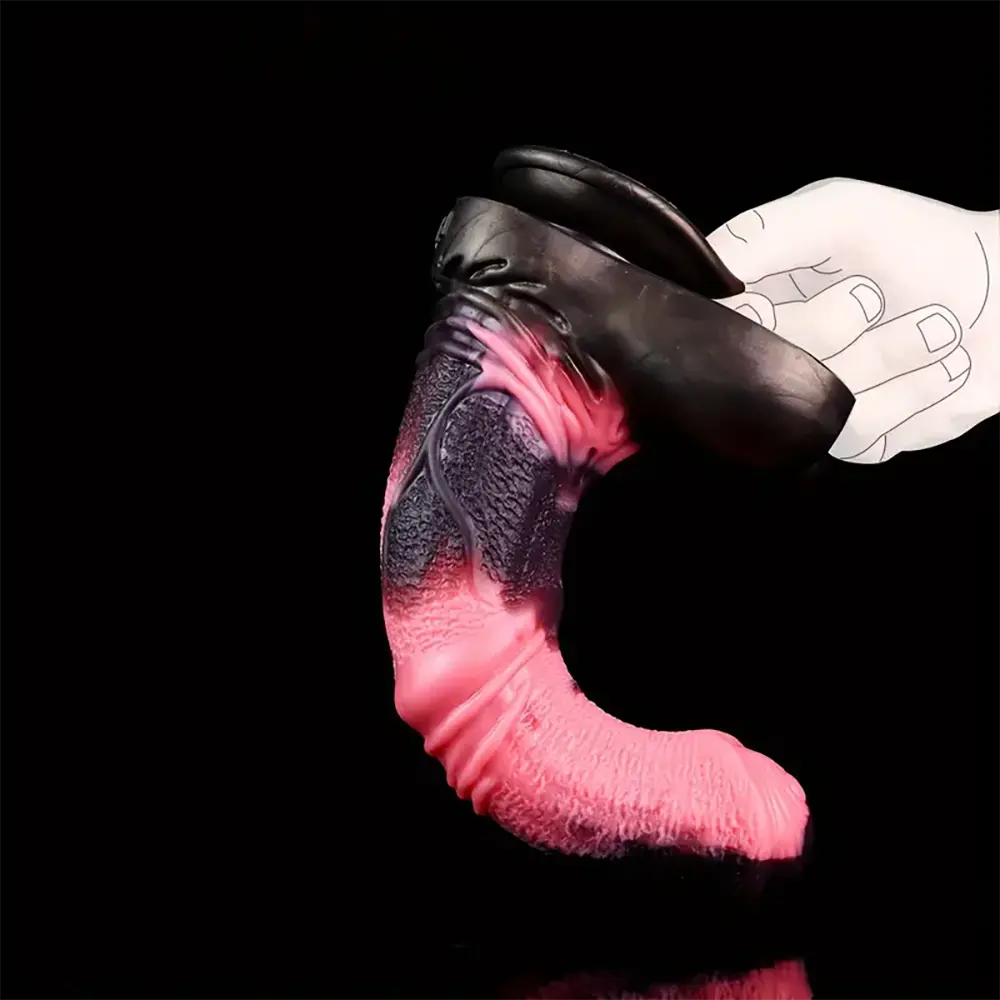 9.8in Fantasy Silicone Big Soft Horse Penis Animal Dildo Adult Sex Toy