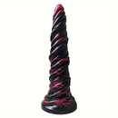 9.8in Fantasy Spiral Cock Dildo Butt Plug For Women G Spot Love Sex Toy