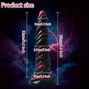 9.8in Fantasy Spiral Cock Dildo Butt Plug For Women G Spot Love Sex Toy