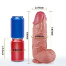 9.8in Huge Thick Dildo Suction Cup Big Realistic For Women Sex Toy