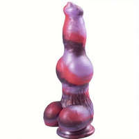 9.8in Monster Dog 2 Big Knots Silicone Soft Big Skintouching Feeling Dildo
