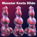 9.8in Monster Dog 2 Big Knots Silicone Soft Big Skintouching Feeling Dildo