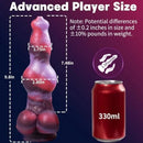 9.8in Monster Dog 2 Big Knots Silicone Soft Big Skintouching Feeling Dildo