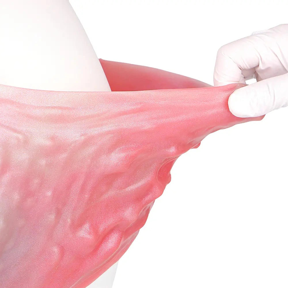 9.92in Sheath Strap on Dildo Silicone Monster Creature Cock Big Dildo