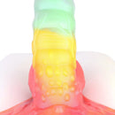 9.92in Sheath Strap on Dildo Silicone Monster Creature Cock Big Dildo