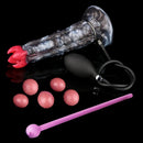 9.92in Tentacle Ovipositor Egg Laying Inflatable Dildo For Adult Masturbation