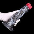 9.92in Tentacle Ovipositor Egg Laying Inflatable Dildo For Adult Masturbation