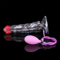 9.92in Tentacle Ovipositor Egg Laying Inflatable Dildo For Adult Masturbation