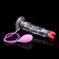 9.92in Tentacle Ovipositor Egg Laying Inflatable Dildo For Adult Masturbation