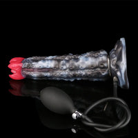 9.92in Tentacle Ovipositor Egg Laying Inflatable Dildo For Adult Masturbation