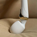 9.96in Dual Motor Silicone Large Wand G-Spot Vibrating Dildo Vibrator