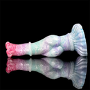 9.96in Soft Silicone Big Knot Petal Horse Dildo For Women Masturbation