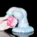 9.96in Soft Silicone Big Knot Petal Horse Dildo For Women Masturbation