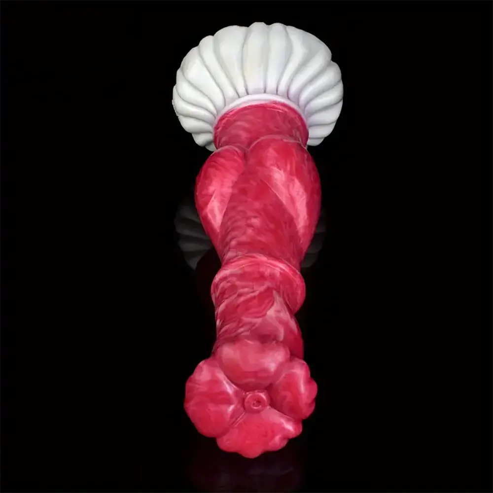 9.96in Soft Silicone Big Knot Petal Horse Dildo For Women Masturbation