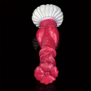 9.96in Soft Silicone Big Knot Petal Horse Dildo For Women Masturbation