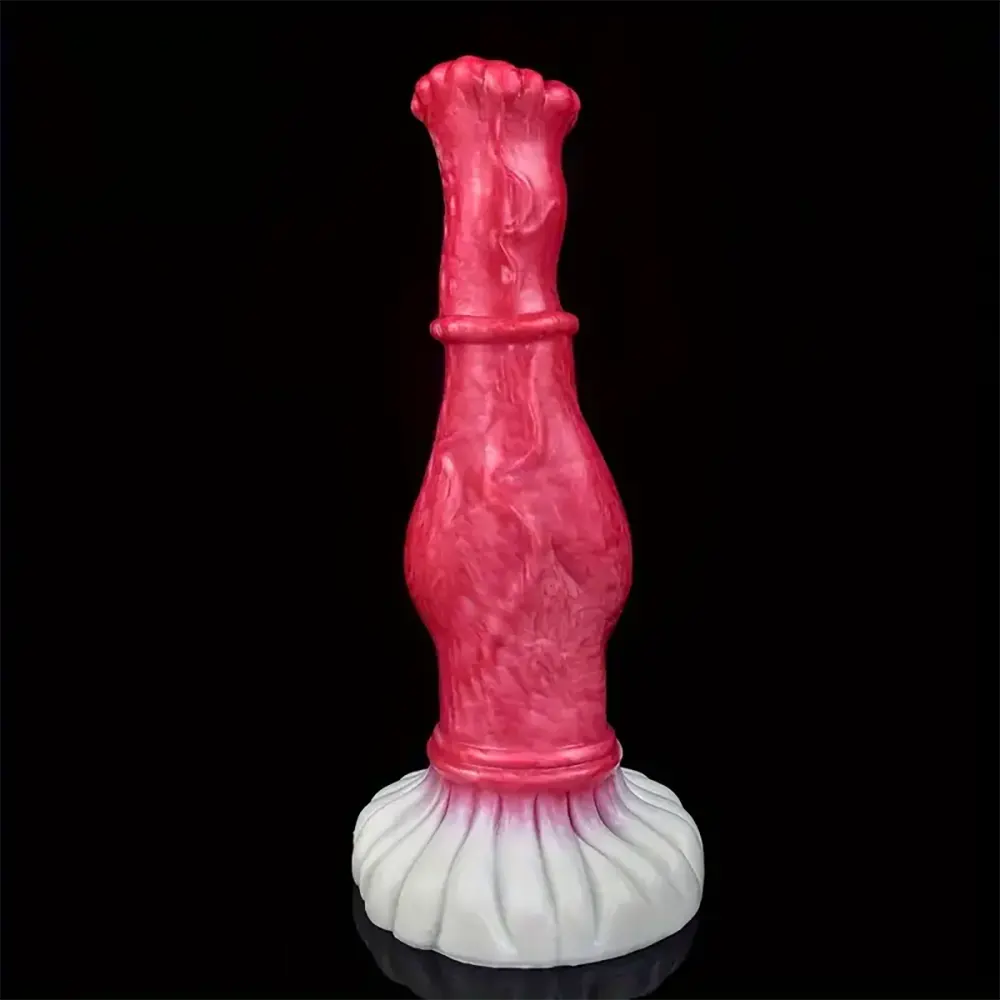9.96in Soft Silicone Big Knot Petal Horse Dildo For Women Masturbation