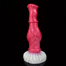 9.96in Soft Silicone Big Knot Petal Horse Dildo For Women Masturbation