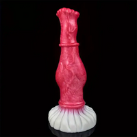 9.96in Soft Silicone Big Knot Petal Horse Dildo For Women Masturbation