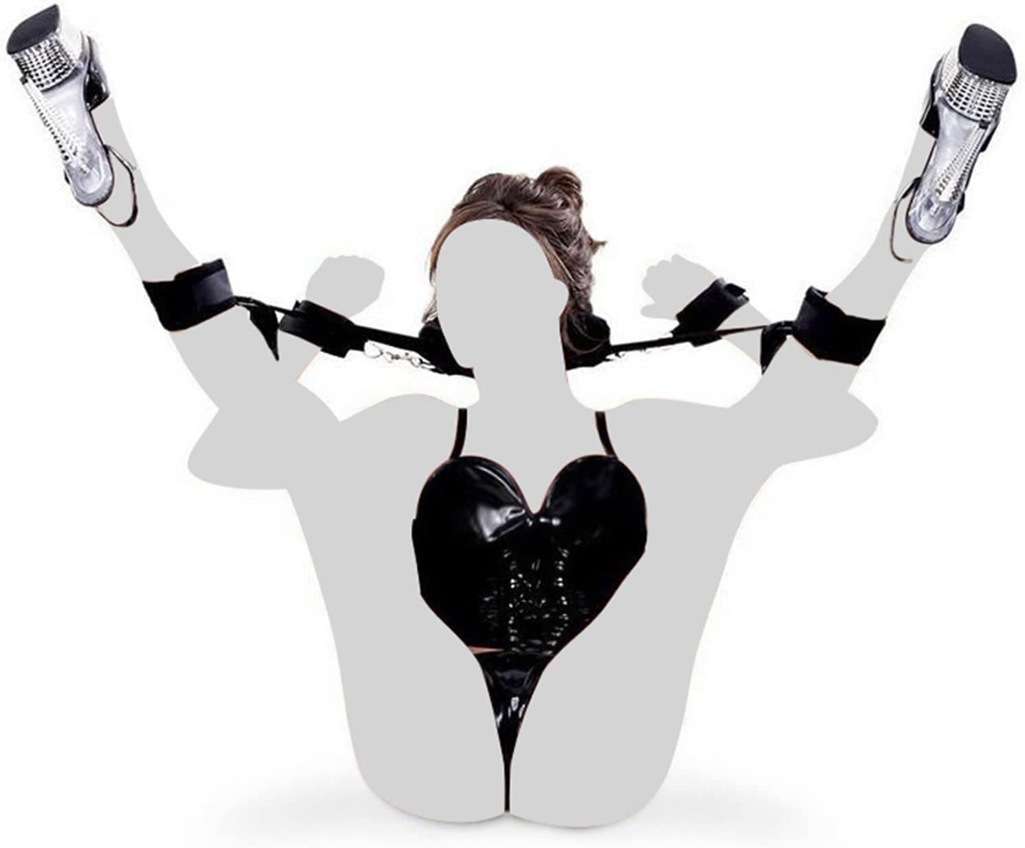 BDSMS Bed Restraints Kit Sex Toys Wrist Leg Restraint Straps