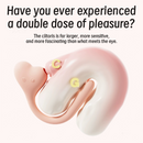 JIUUY Heart-Shaped Dual-End Clitoral Suction & G-Spot Vibrator