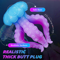 Fantasy Octopus Tentacle Jellyfish Silicone Anal Plug