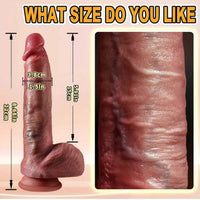 8.66‘’ Cobra 10 Vibrating Realistic Thrusting & Heating Dildo