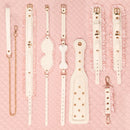 BDSM Lace Maid Leather Bondage Kit Flirting Sex Tool 6PCS