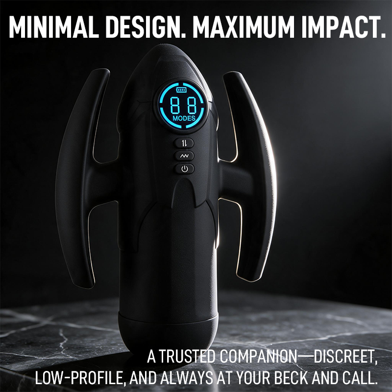 Aerospace Dual-Handle Automatic Thrusting & Suction Male Masturbation