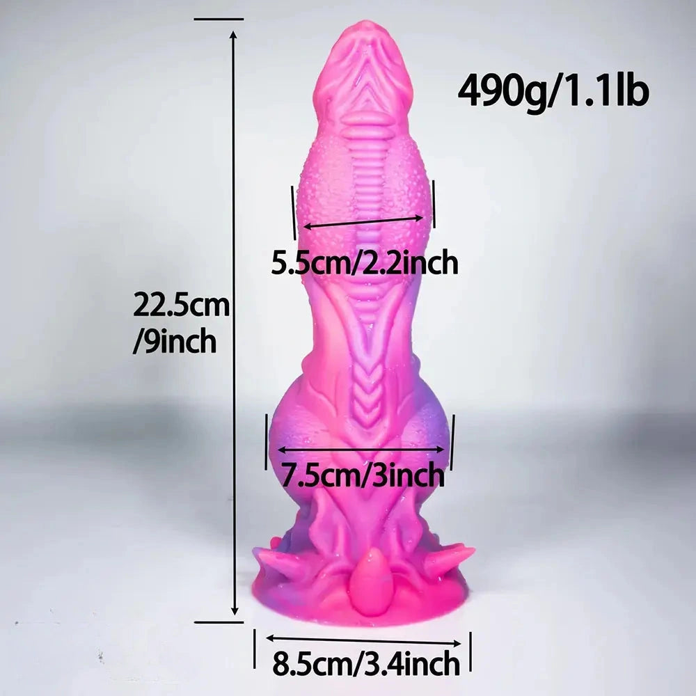 9in 10in Silicone Thick Monster Sex Toy Realistic Dildo For Adults G Spot