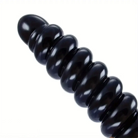 9in Anal Dildo With Thread Twists Flexible Spiral Anal Plug Anus Dilator