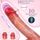 9in Lifelike Thrusting Rotation Vibrating Heating Silicone Big Dildo