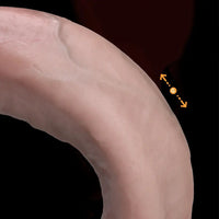 9in Liquid Silicone Big Soft Super Realistic Dildo For Women Adults Sex