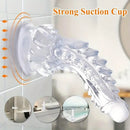 9in Monster Big Clear Dragon Suction Cup Dildo For Female Pleasure