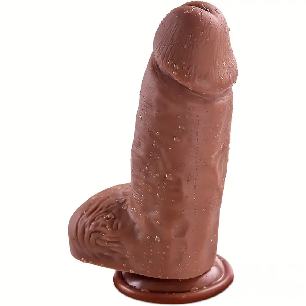 9in Premium Realistic Large Silicone Soft Dildo For Anus Vagina Sex