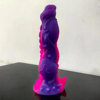 9in Soft Monster Silicone Big Spiked Odd Dildo Prostate Massager For Women