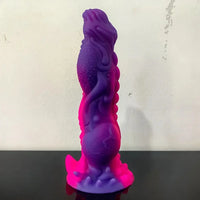 9in Soft Monster Silicone Big Spiked Odd Dildo Prostate Massager For Women