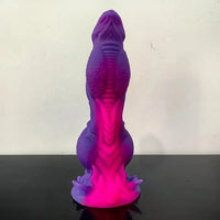 9in Soft Monster Silicone Big Spiked Odd Dildo Prostate Massager For Women