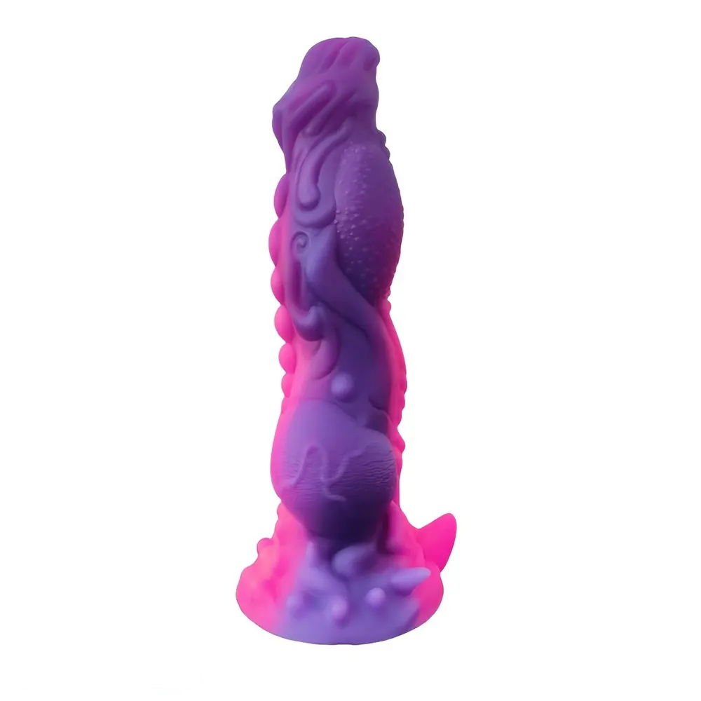 9in Soft Monster Silicone Big Spiked Odd Dildo Prostate Massager For Women
