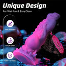 9in Soft Monster Silicone Big Spiked Odd Dildo Prostate Massager For Women